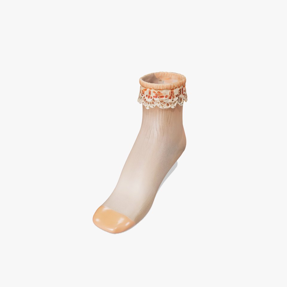 Lace Ankle Sock Model Pack